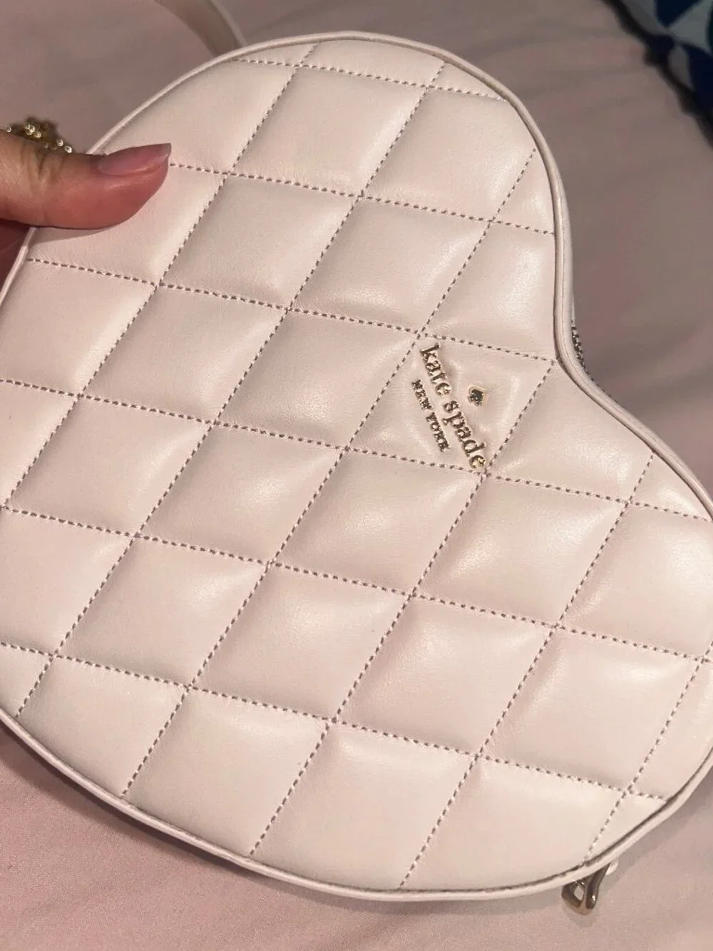 Kate Spade Quilted Heart Crossbody Bag | Pink